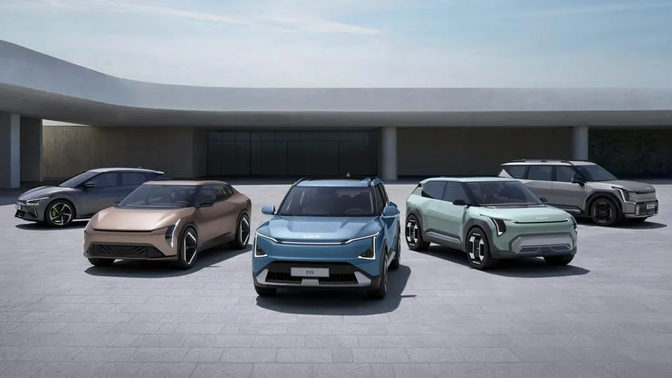 Kia unveils three new electric cars